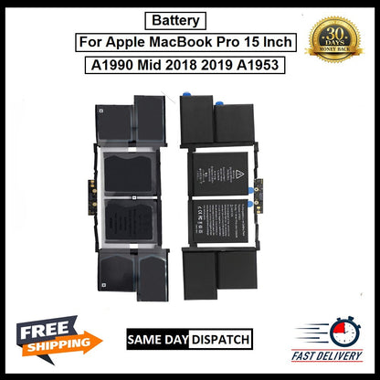 For Apple Macbook Pro 15" A1990 / A1953 2018 2019 Replacement Battery