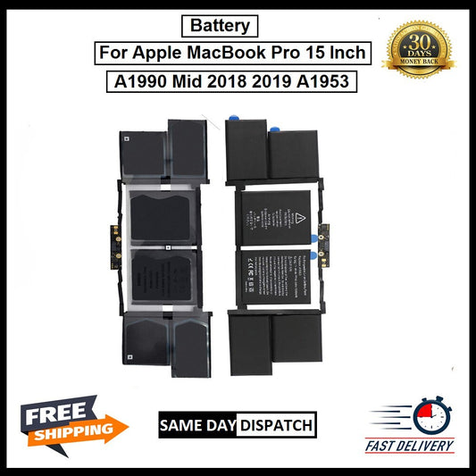 For Apple Macbook Pro 15" A1990 / A1953 2018 2019 Replacement Battery