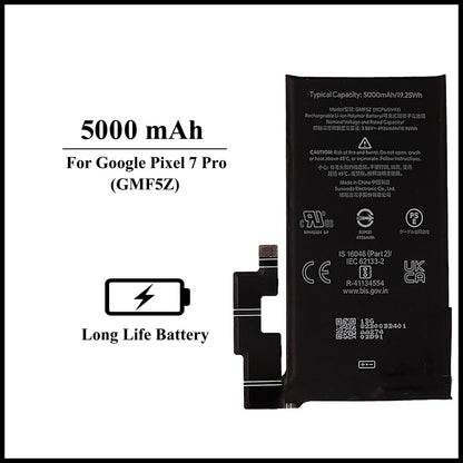 For Google Pixel 7 Pro (GMF5Z) 5000mAh+ Internal Replacement Battery