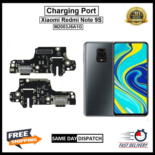 For Xiaomi Redmi Note 9S (M2003J6A1G)  Charging Port Flex Replacement