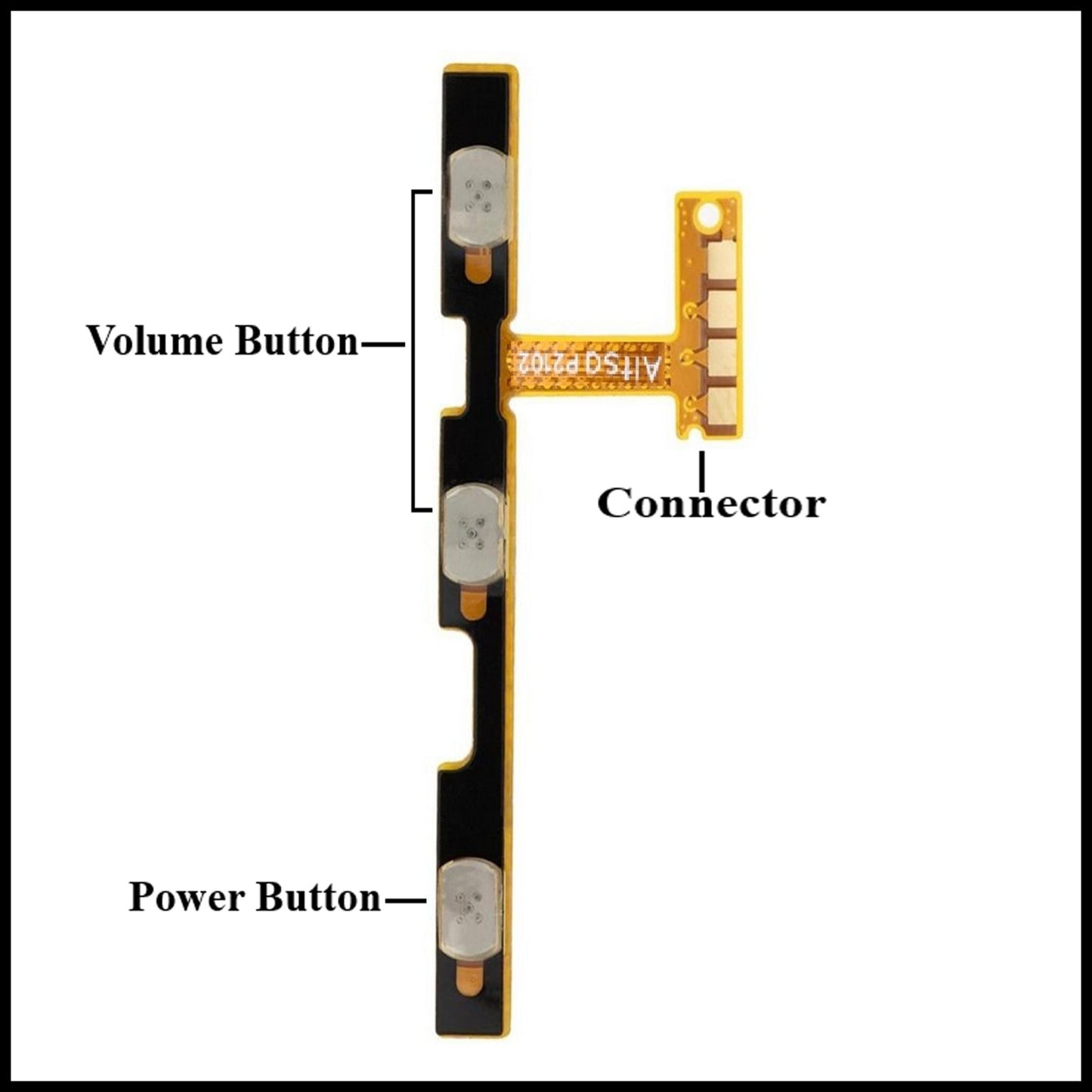 For Samsung Galaxy A02s / A03 Power Flex Cable & Volume Button Flex Replacement