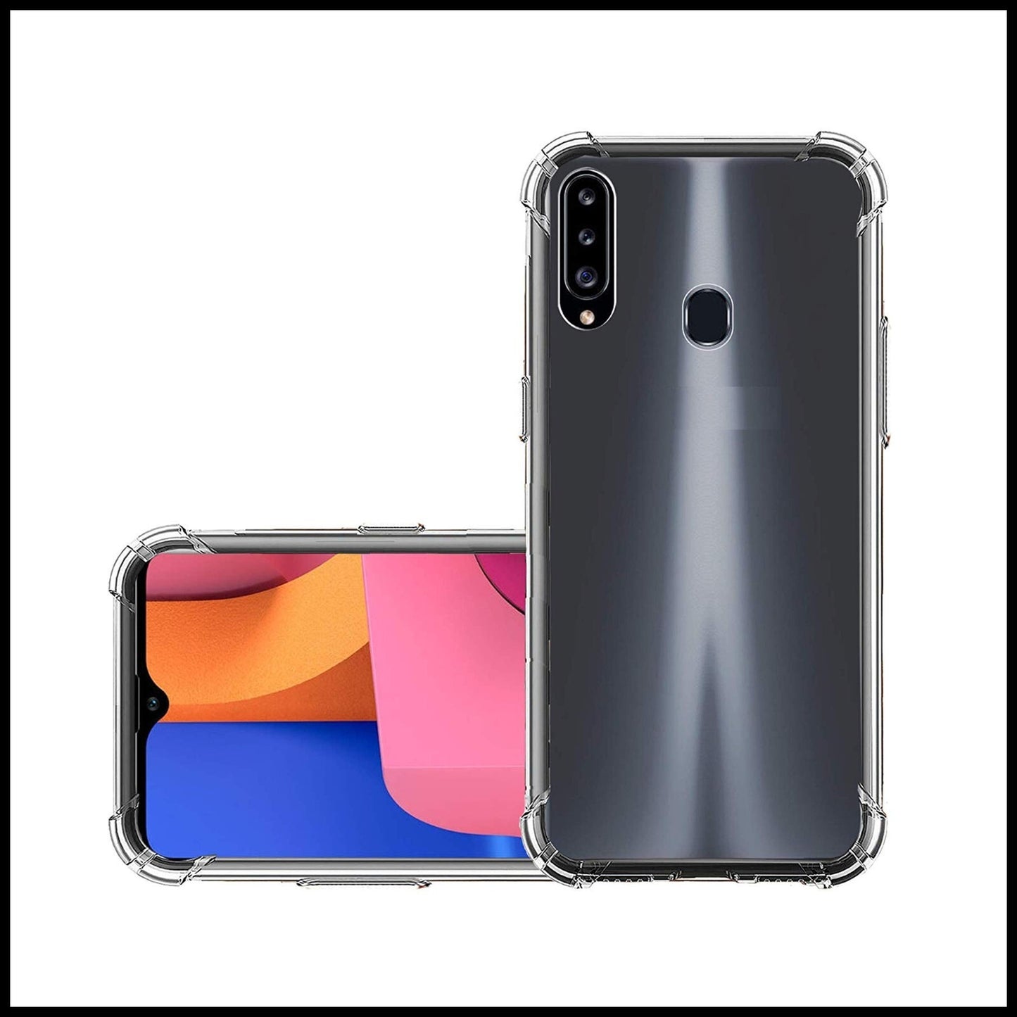 For Samsung Galaxy A20s King Kong Anti Burst & Silicon Shockproof Case Cover