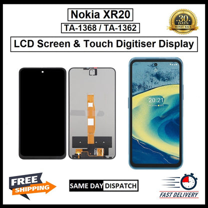 For Nokia XR20  / TA-1368 / 62  LCD Screen Touch Digitizer Replacement display