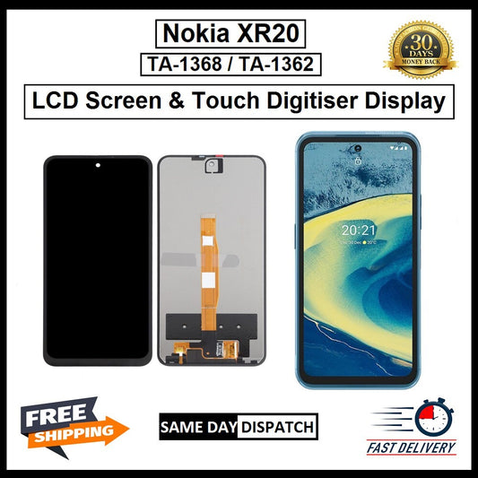 For Nokia XR20  / TA-1368 / 62  LCD Screen Touch Digitizer Replacement display