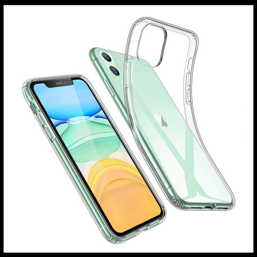 For Apple iPhone 11 Slim Clear Shockproof Gel Phone Cover