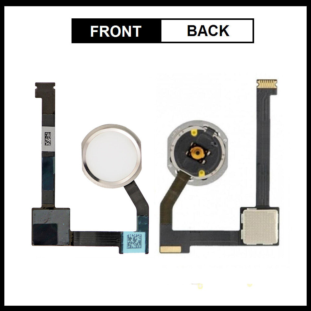 For iPad Air 2  A1566 / A1567 Genuine Home Button Flex Black / White