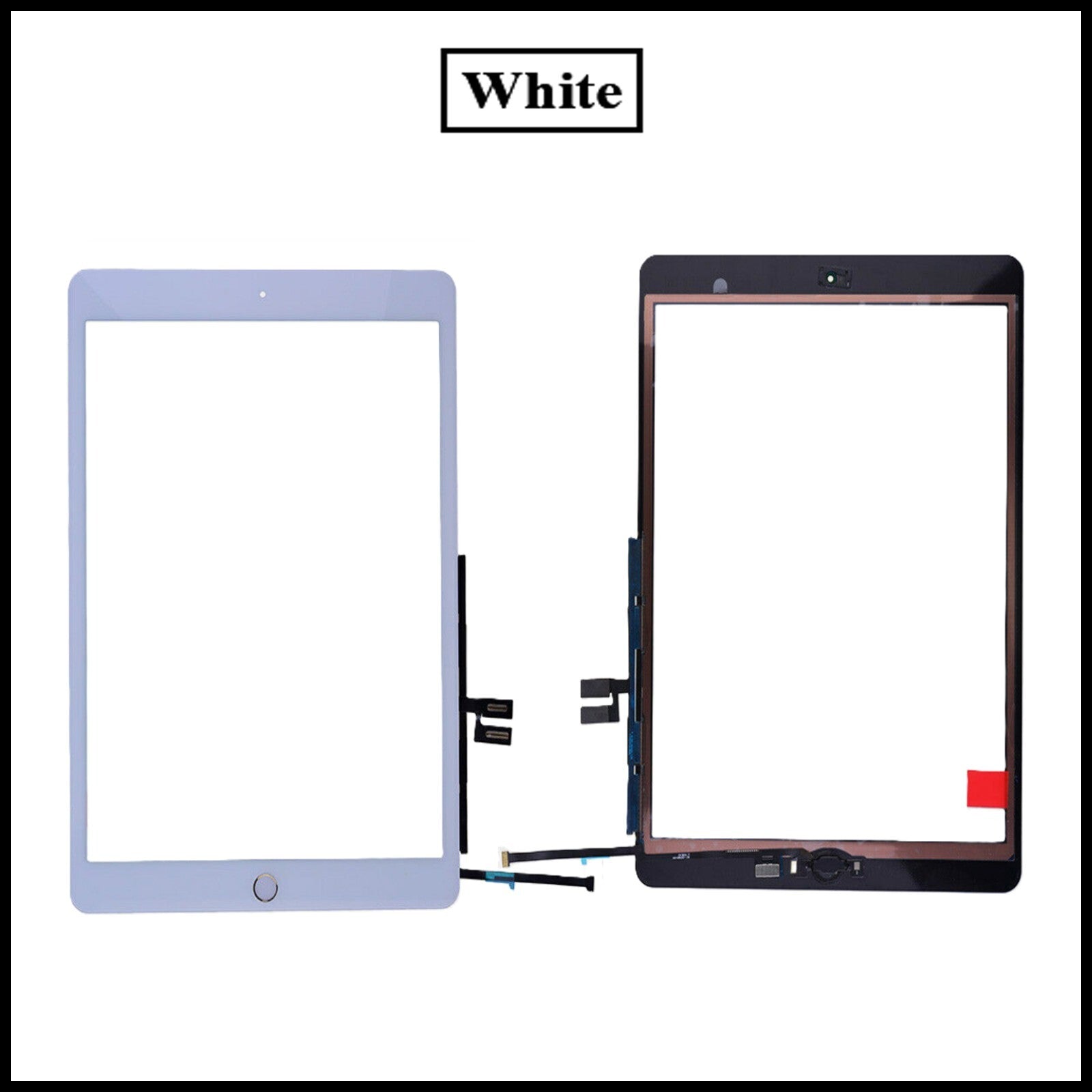 For Apple iPad 10.2 (9th Gen) A2604 Touch Digitizer With Home Button Replacement