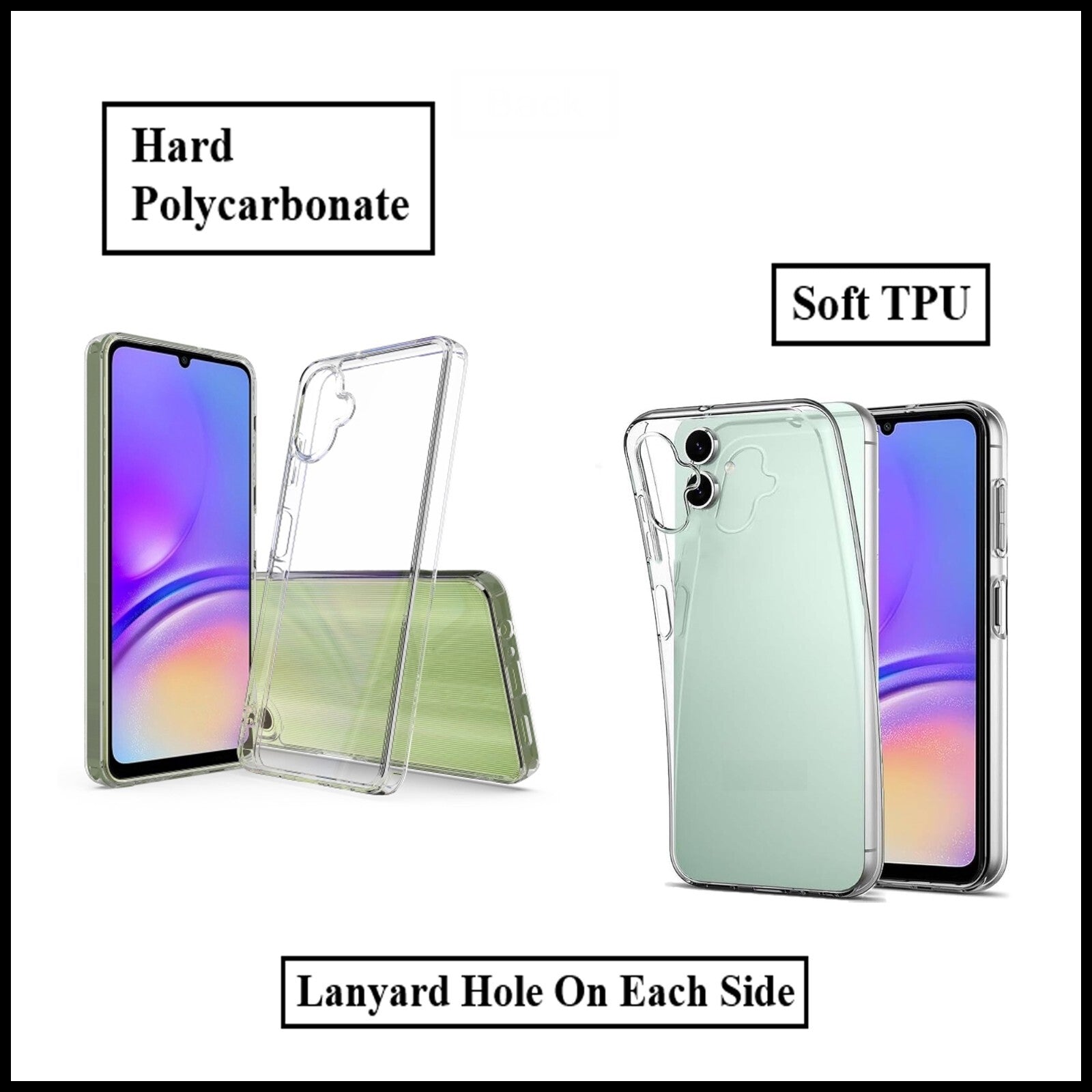 For Samsung Galaxy A06 Slim Clear Shockproof Gel Phone Cover