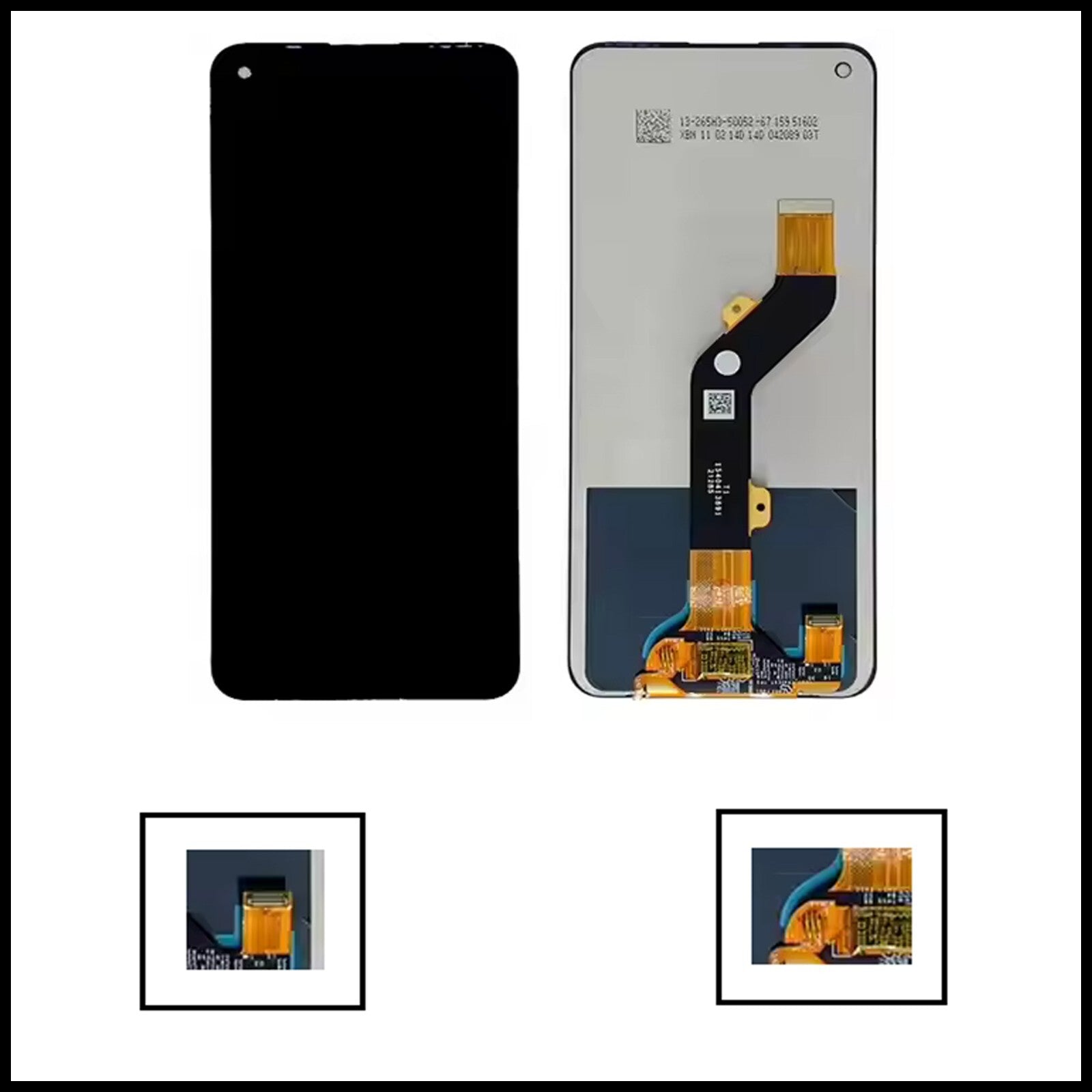 For Tecno Camon 17 / CG6 / CG6j LCD Display screen Touch Digitizer Replacement