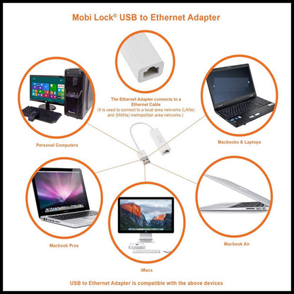 For USB 2.0 to RJ45 High Speed Ethernet Network 10/100Mbps LAN Converter Adapter