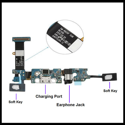 For Samsung Galaxy Note 5 N920F Charging Port Replacement With USB &Microphone  