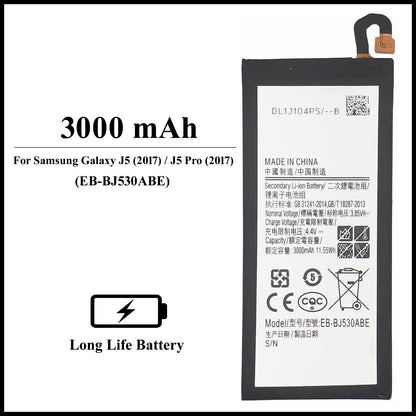 For Samsung Galaxy J5 /J5 Pro(2017) J530F /3000mAh+ Internal Replacement Battery