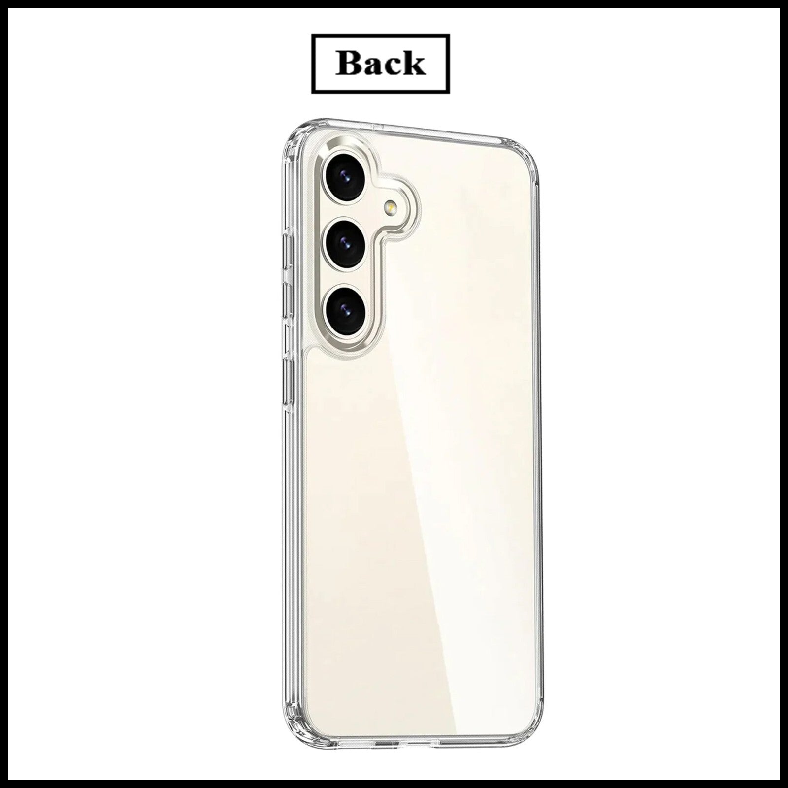 For Samsung Galaxy S24 Slim Clear Shockproof Gel Phone Cover