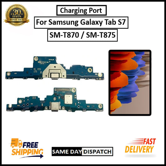 For Samsung Galaxy Tab S7 SM-T870 T875 Charging Port Board Connector Replacement