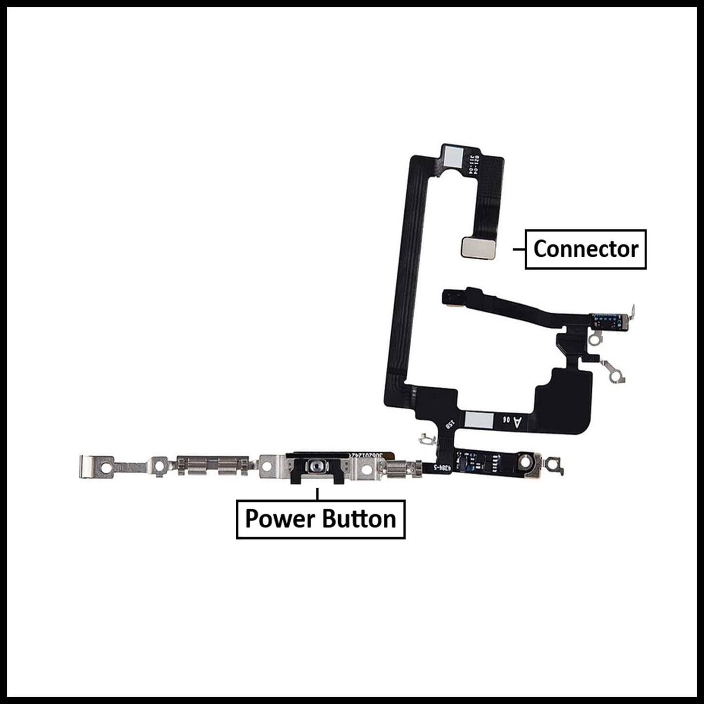 For iPhone 15 Plus Power Flex Cable & Volume Button Flex Replacement