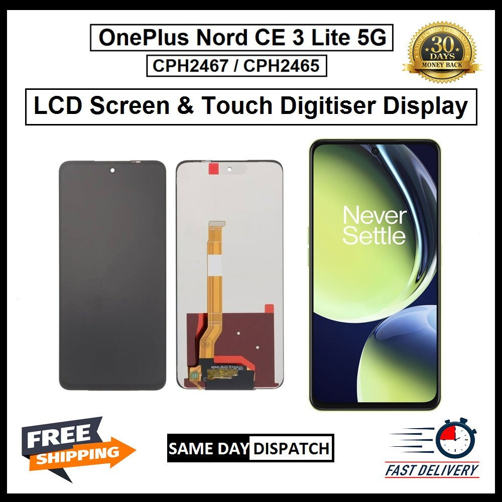 For OnePlus Nord CE 3 Lite 5G Display Screen Touch Digitizer Replacement LCD