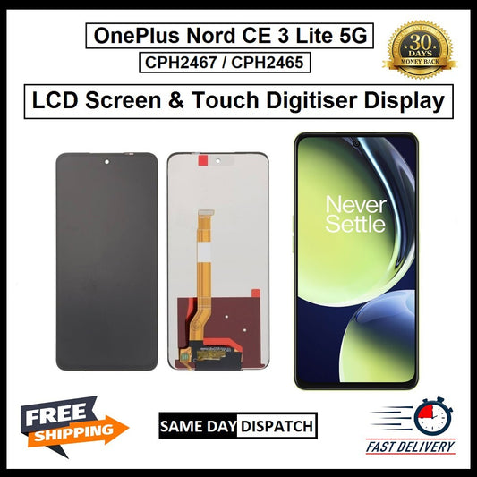 For OnePlus Nord CE 3 Lite 5G Display Screen Touch Digitizer Replacement LCD