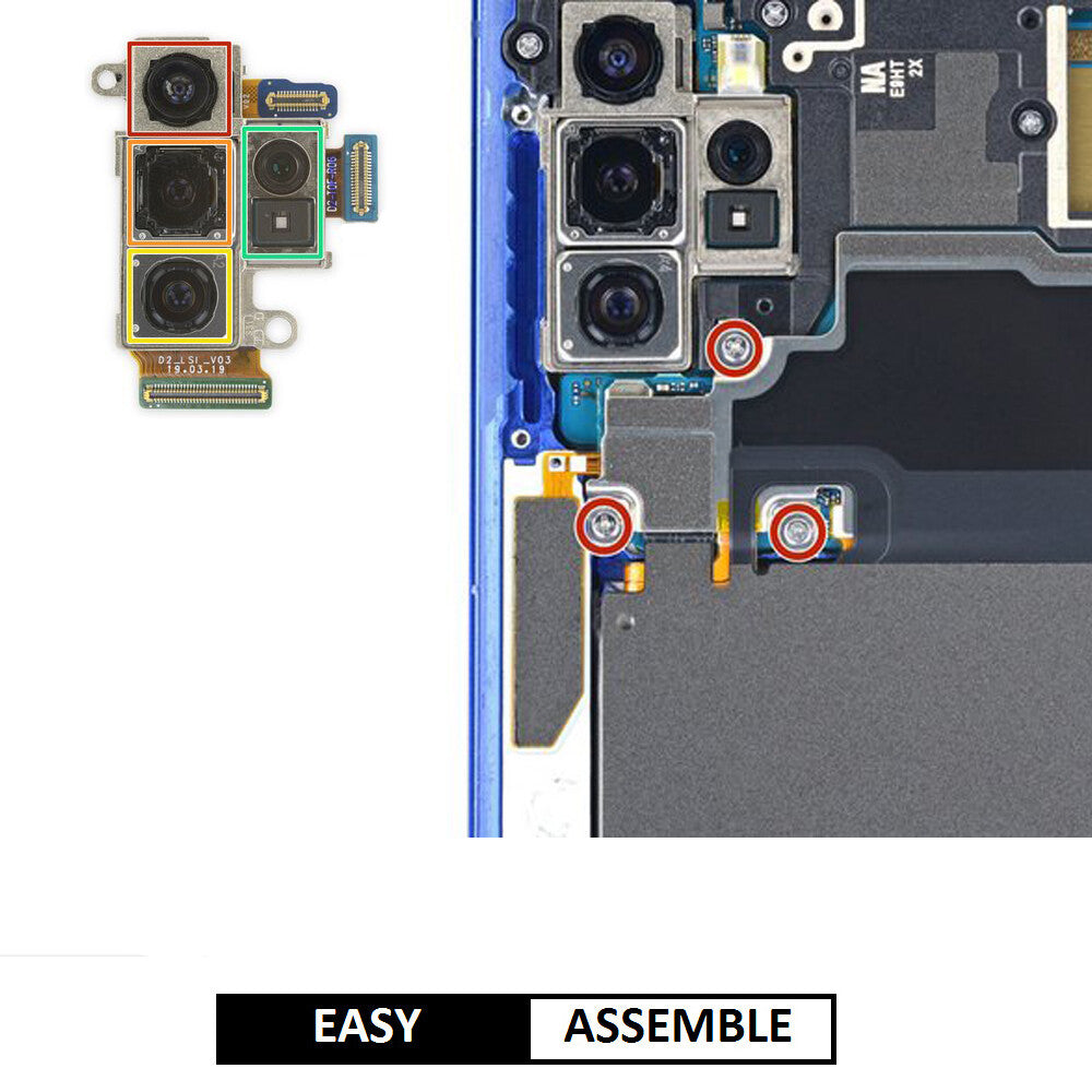 For Samsung Galaxy Note 10 Plus /SM-N975F Genuine Rear (Back)Main Camera Replace