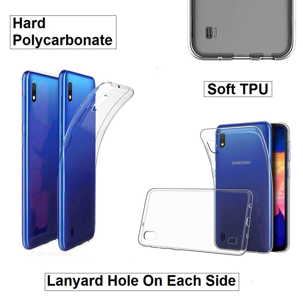 For Samsung Galaxy A10 / M10 Slim Clear Shockproof Gel Phone Cover