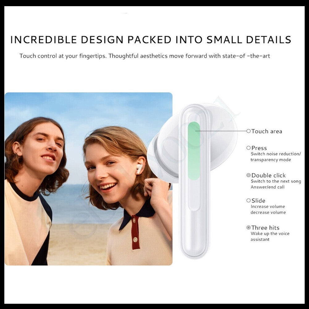 For Oppo Enco Free2 Wireless Noise Cancelling Earbuds