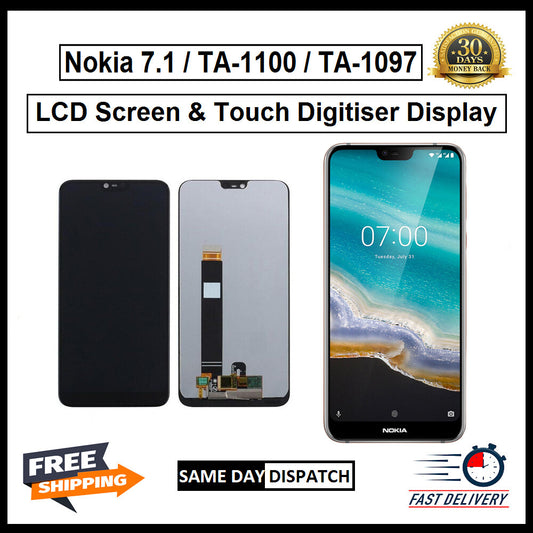 For Nokia 7.1 / TA-1097 LCD Screen Display Touch Digitizer Replacement Assembly 