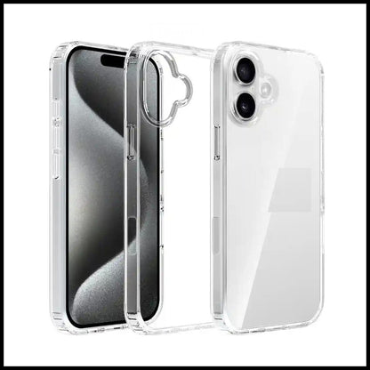 For Apple iPhone 16 Slim Clear Shockproof Gel Phone Cover