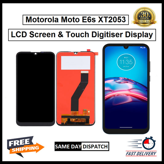 Motorola Moto E6s 2020 XT2053 Display Screen Touch Digitizer Replacement LCD