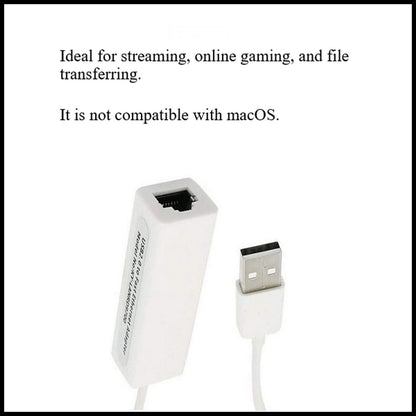 For USB 2.0 to RJ45 High Speed Ethernet Network 10/100Mbps LAN Converter Adapter