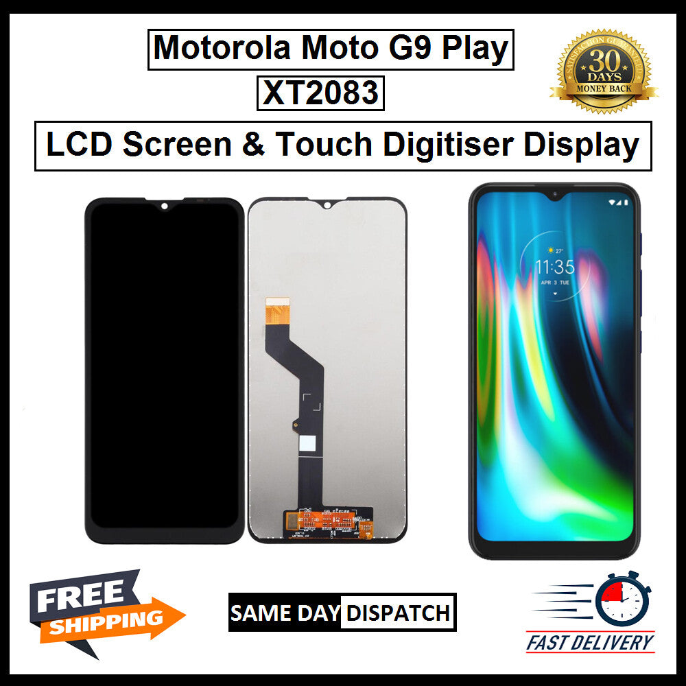 For Motorola Moto G9 Play  / XT 2083 Display Touch Digitizer Replacement LCD