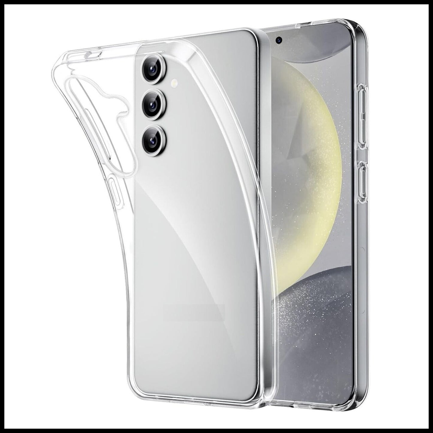 For Samsung Galaxy S24 Plus Slim Clear Shockproof Gel Phone Cover