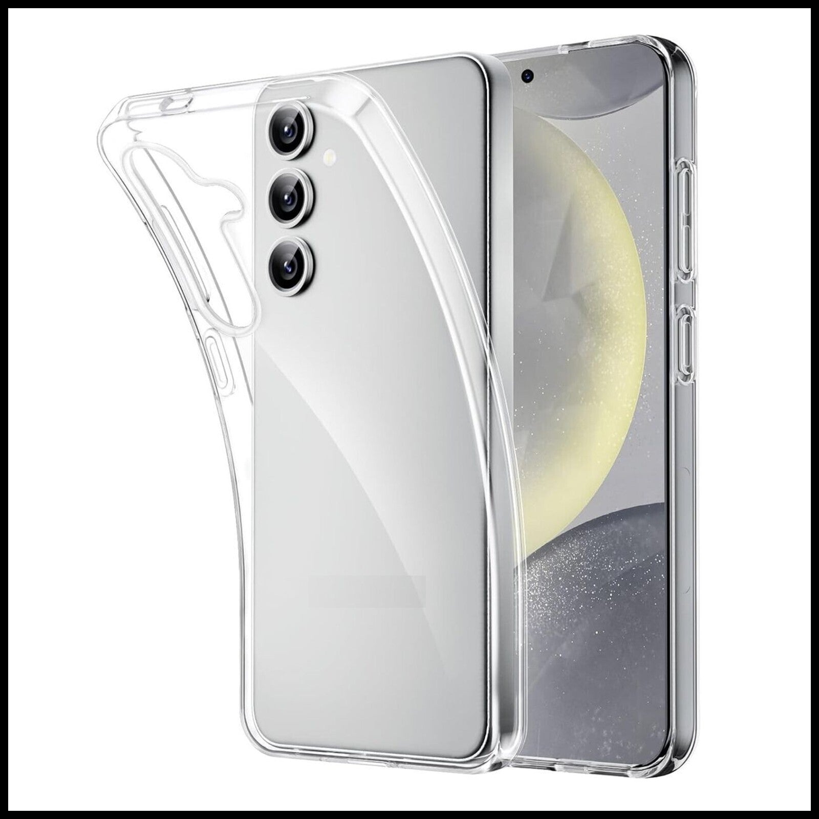 For Samsung Galaxy S24 Plus Slim Clear Shockproof Gel Phone Cover