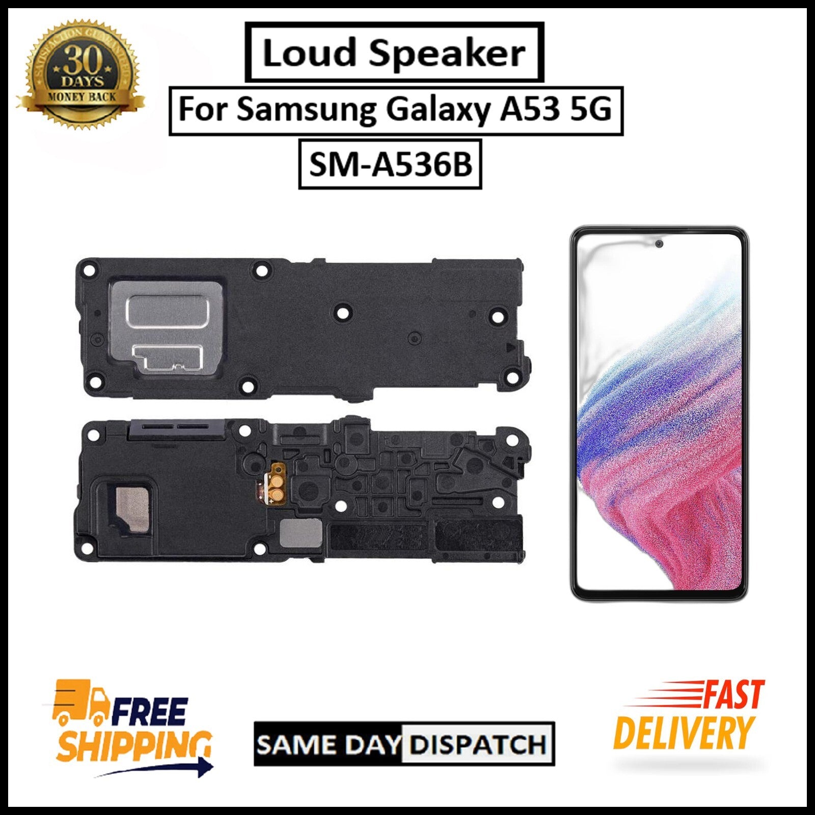 For Samsung Galaxy A53 5G Replacement Loud Speaker Buzzer Ringer