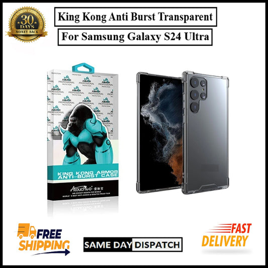 For Samsung Galaxy S24 Ultra King Kong Anti Burst &Silicon Shockproof Case Cover