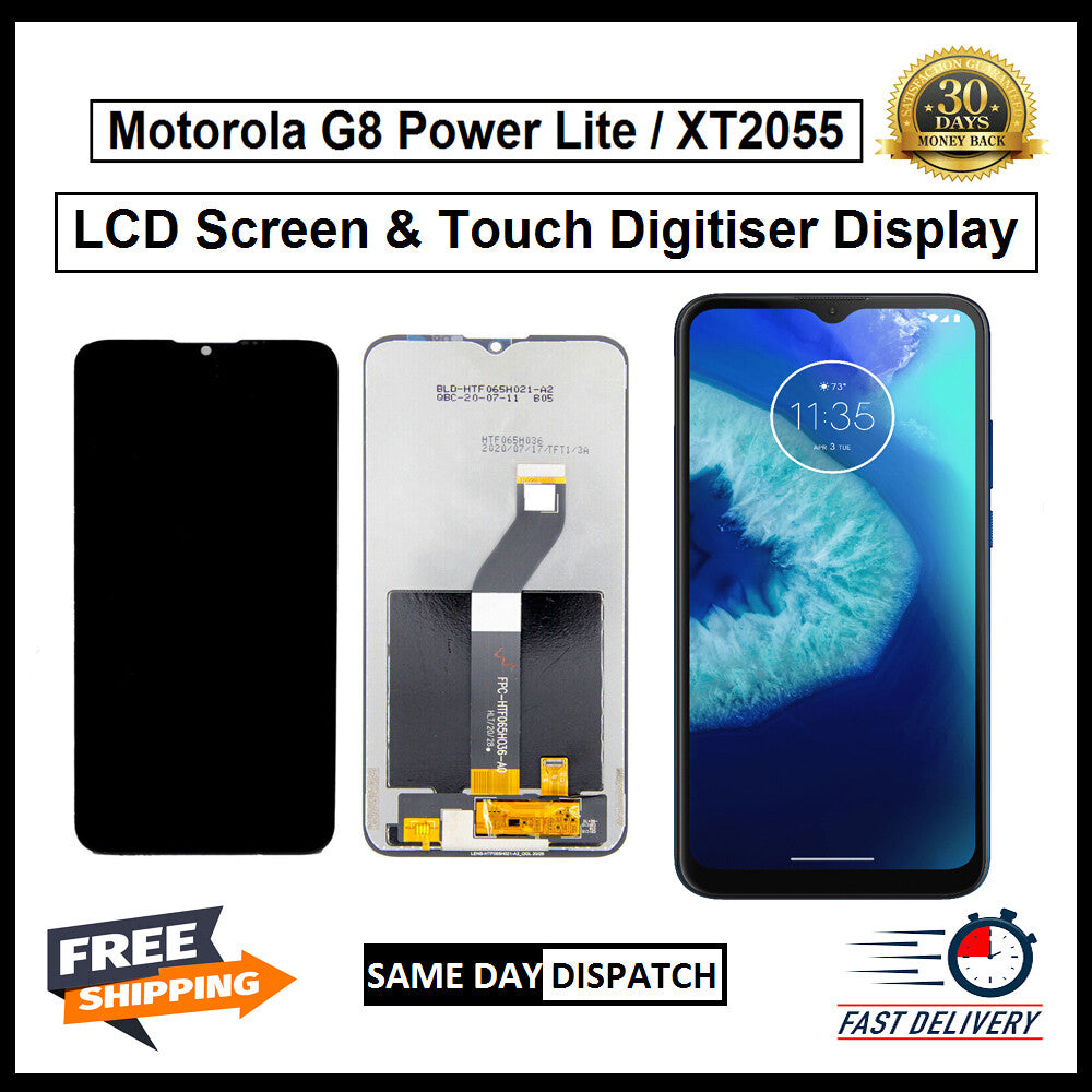 For Motorala Moto G8 Power Lite XT2055 Display Screen Digitizer Replacement LCD