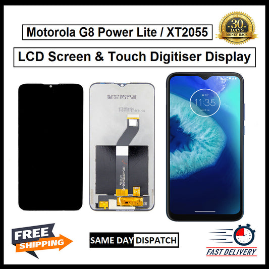 For Motorala Moto G8 Power Lite XT2055 Display Screen Digitizer Replacement LCD