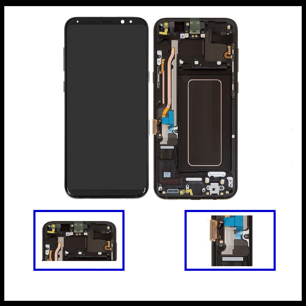 For Samsung Galaxy S8 Plus / SM-G955F Black Display Screen Touch Replacement LCD