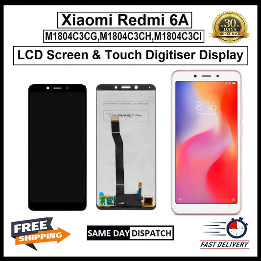For Xiaomi Redmi 6A LCD Display Screen Touch Digitizer Replacement