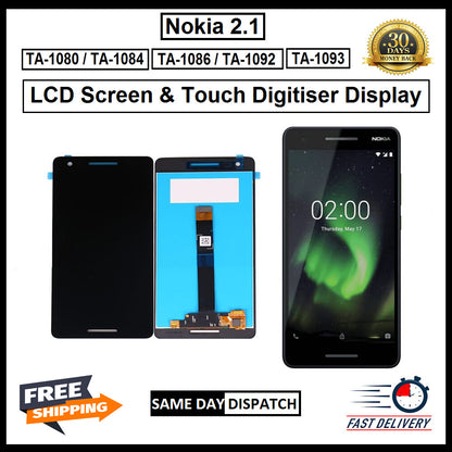 For Nokia 2.1 / TA-1080 LCD Screen Display Touch Digitizer Replacement Assembly 