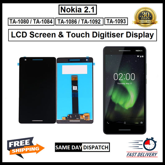 For Nokia 2.1 / TA-1080 LCD Screen Display Touch Digitizer Replacement Assembly 