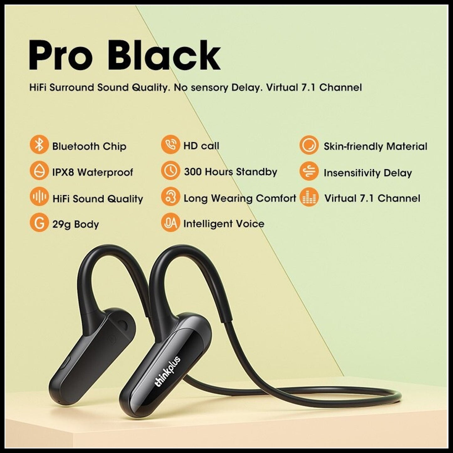 For Lenovo XE06 Thinkplus Live Pods Air Conduction Wireless Bluetooth Headphone
