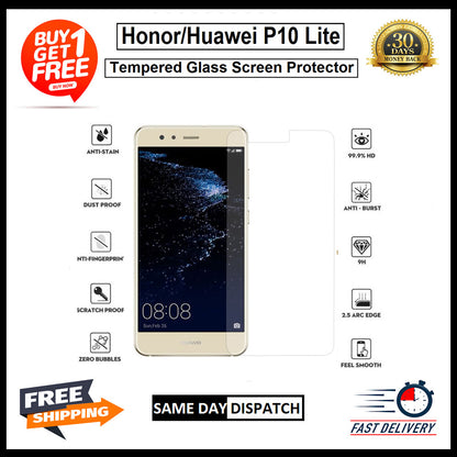 2 Pack Huawei P8 P10 P20 P30 Lite Psmart 2019 2020 2021 Tempered Glass Protector
