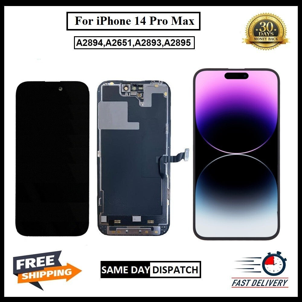 For iPhone 14 Pro Max OLED Touch Screen Display Replacement LCD