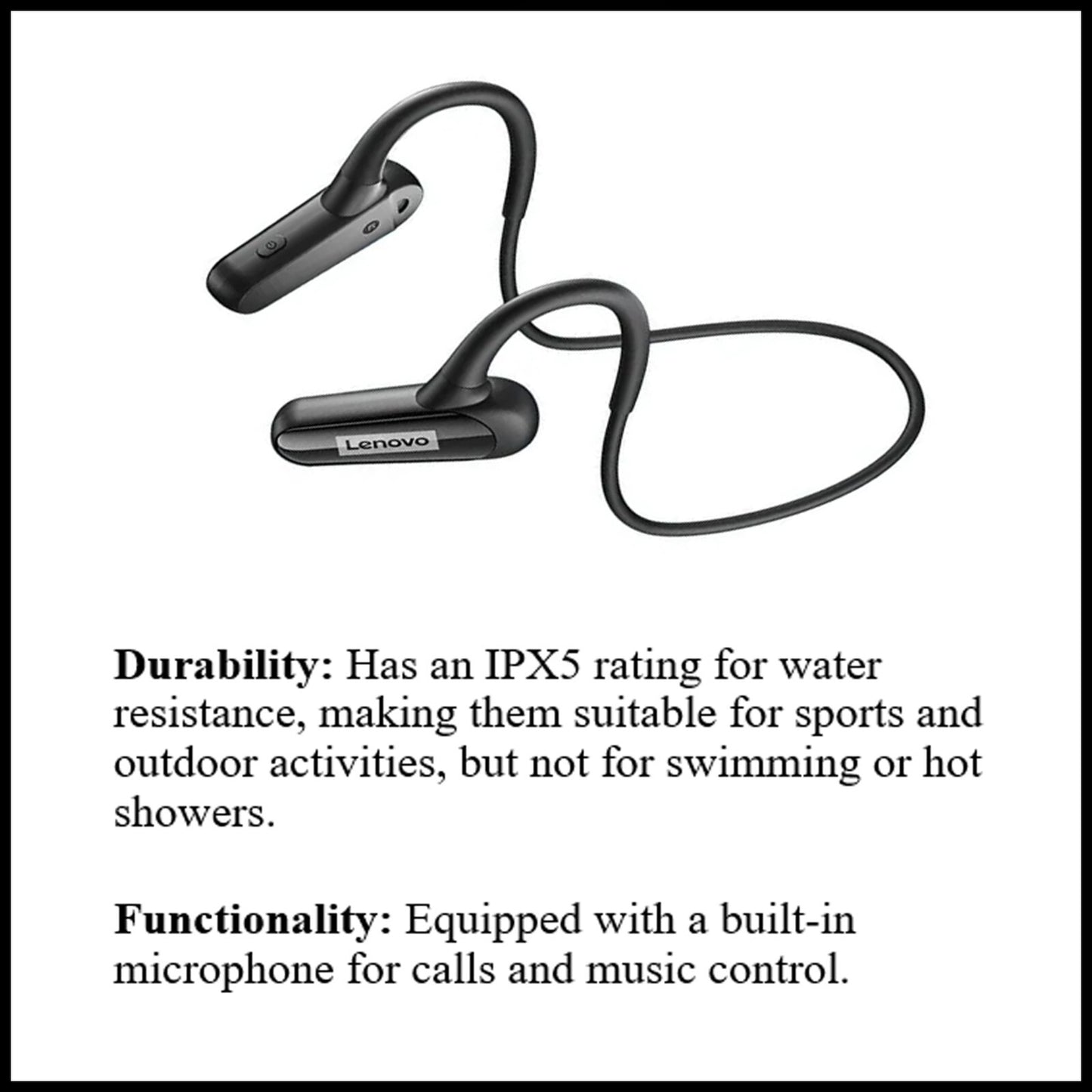For Lenovo XE06 Thinkplus Live Pods Air Conduction Wireless Bluetooth Headphone