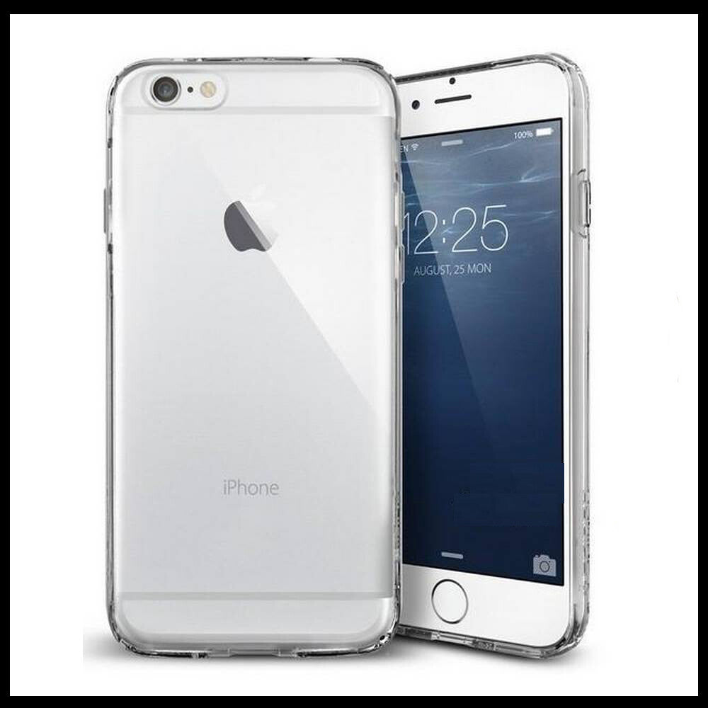 For Apple iPhone 6 / 6S Slim Clear Shockproof Gel Phone Cover