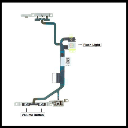 For iPhone 8 Power Flex Cable & Volume Button Flex Replacement
