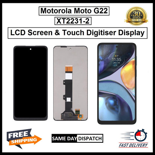 For Motorola Moto G22 / XT 2231-2 Display Screen Touch Digitizer Replacement LCD