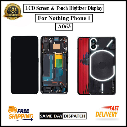 For Nothing Phone 1 / A063 LCD Display screen Touch Digitizer Replacement