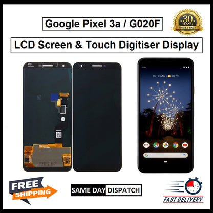 For Google Pixel 3A LCD Display Screen Touch Digitizer Replacement Black 