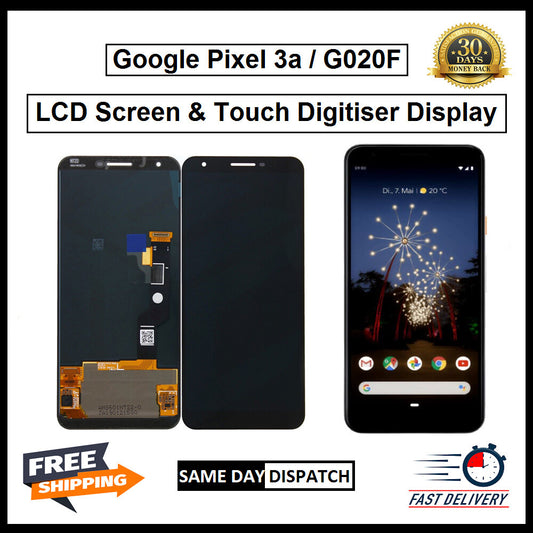 For Google Pixel 3A LCD Display Screen Touch Digitizer Replacement Black 