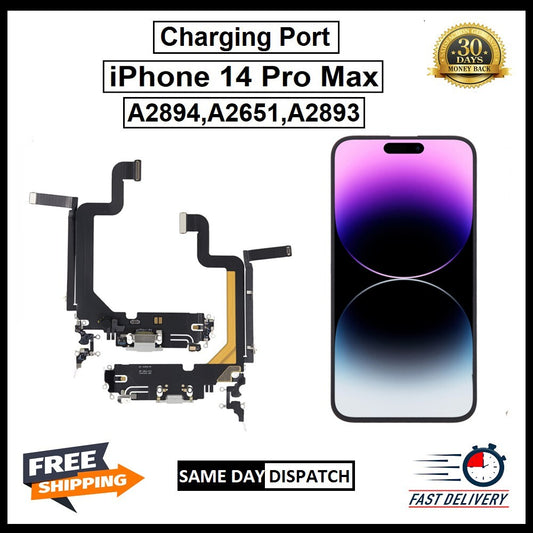 For Apple iPhone 14 Pro Max ( A2894, A2651 , A2893 ) Charging Port Replacement